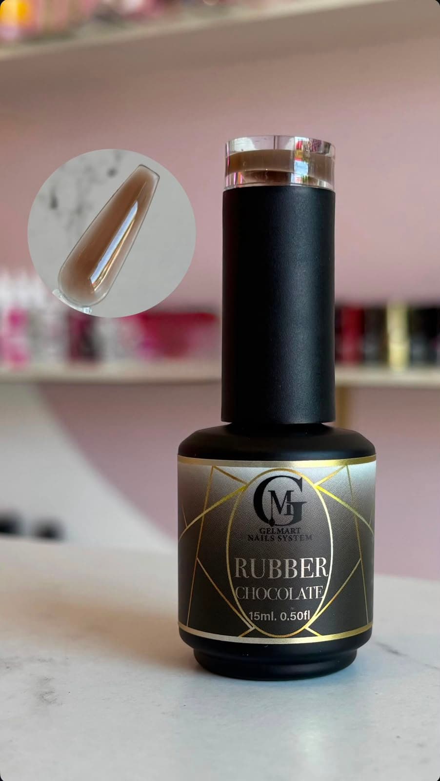 RUBBER CHOCOCATE GELMART 15 ML