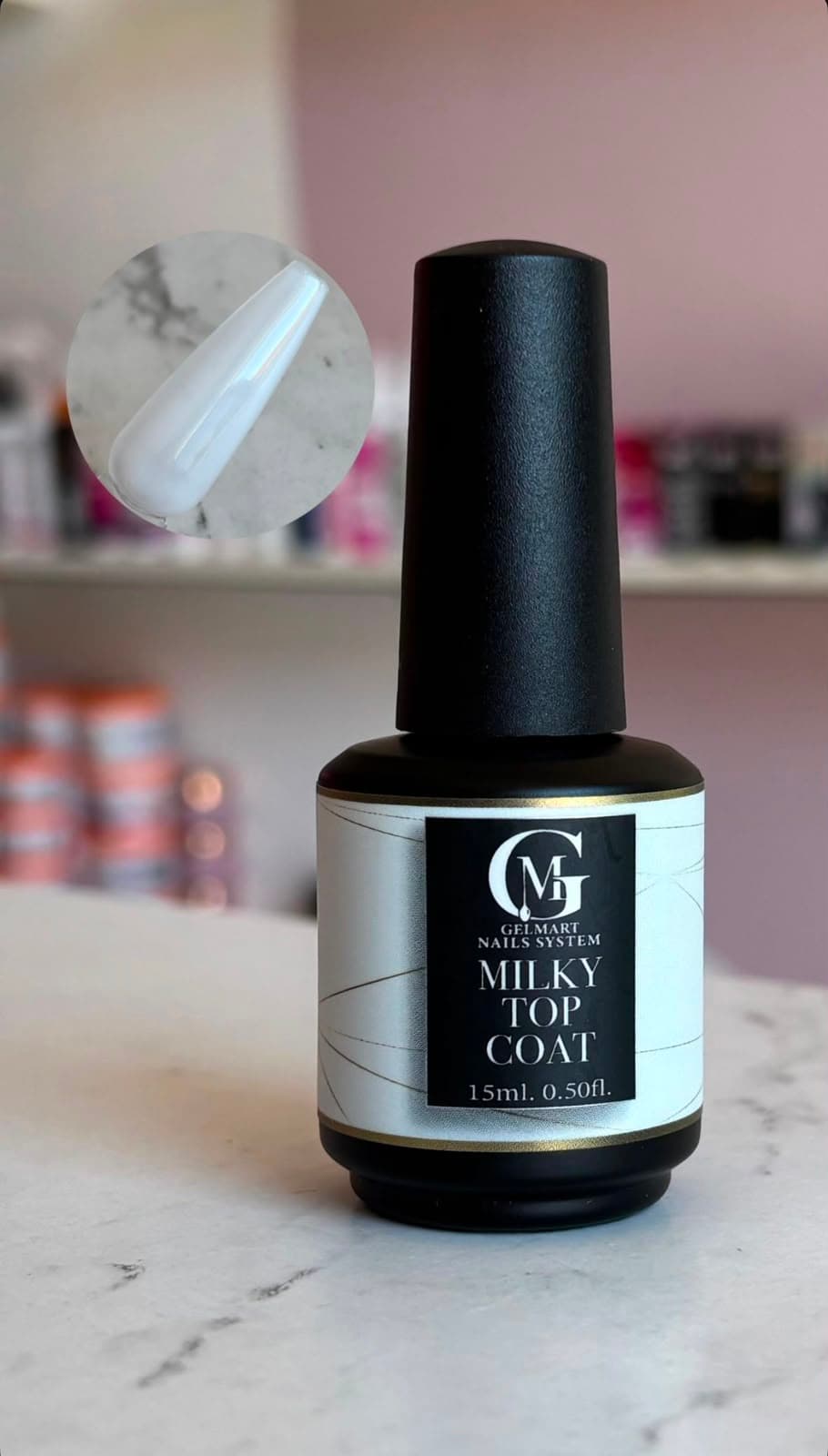MILKY TOP COAT GELMART 15 ML