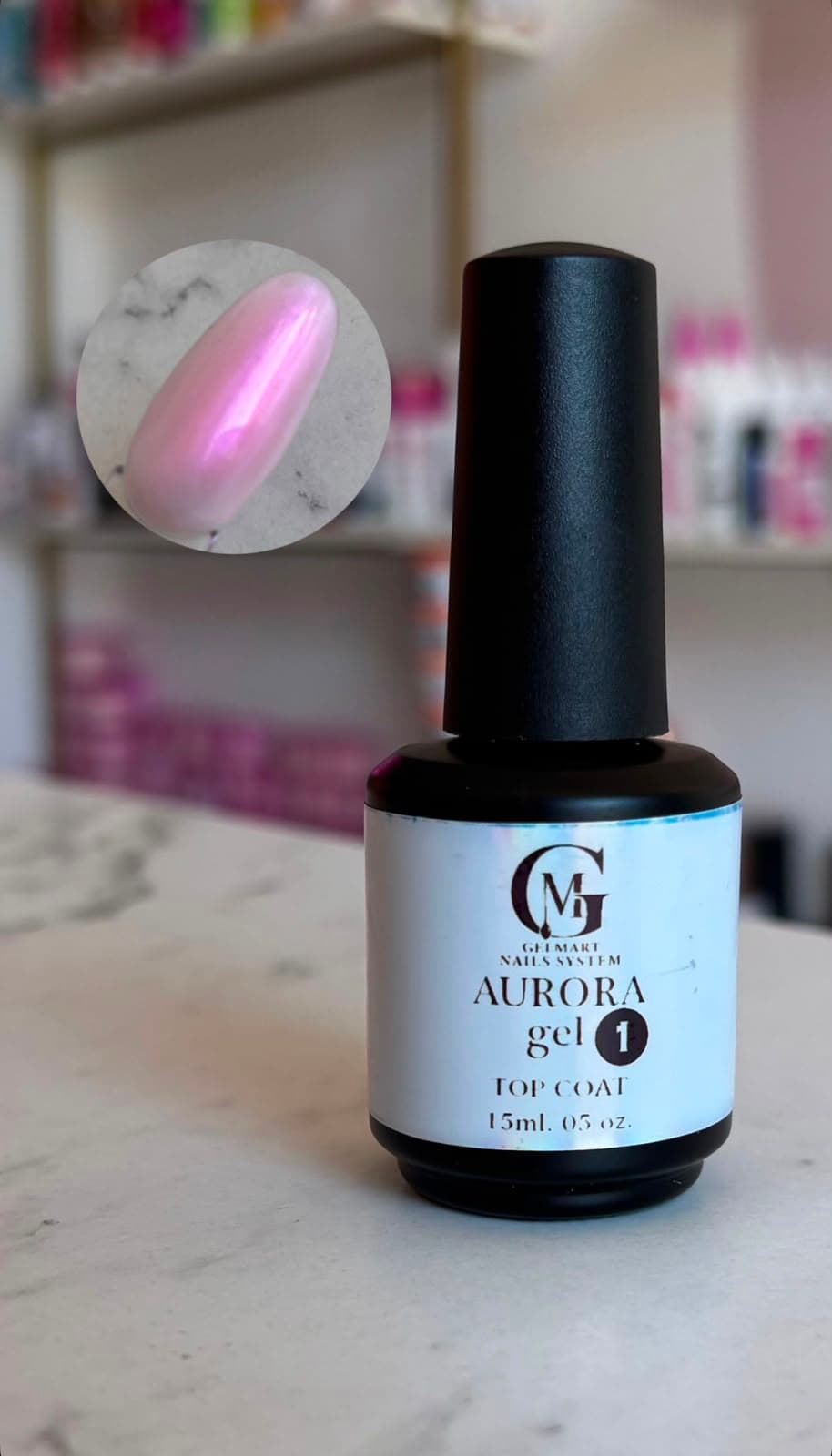 AURORA GEL 1 TOP COAT GELMART 15 ML