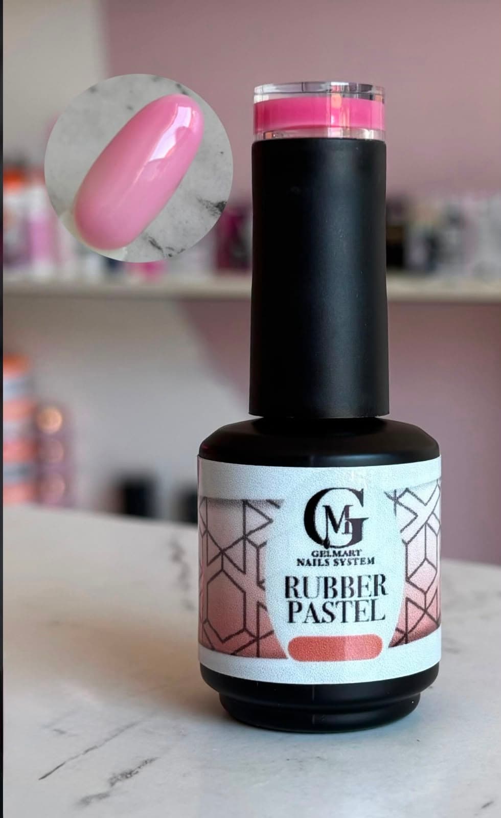 RUBBER PASTEL GELMART 15 ML