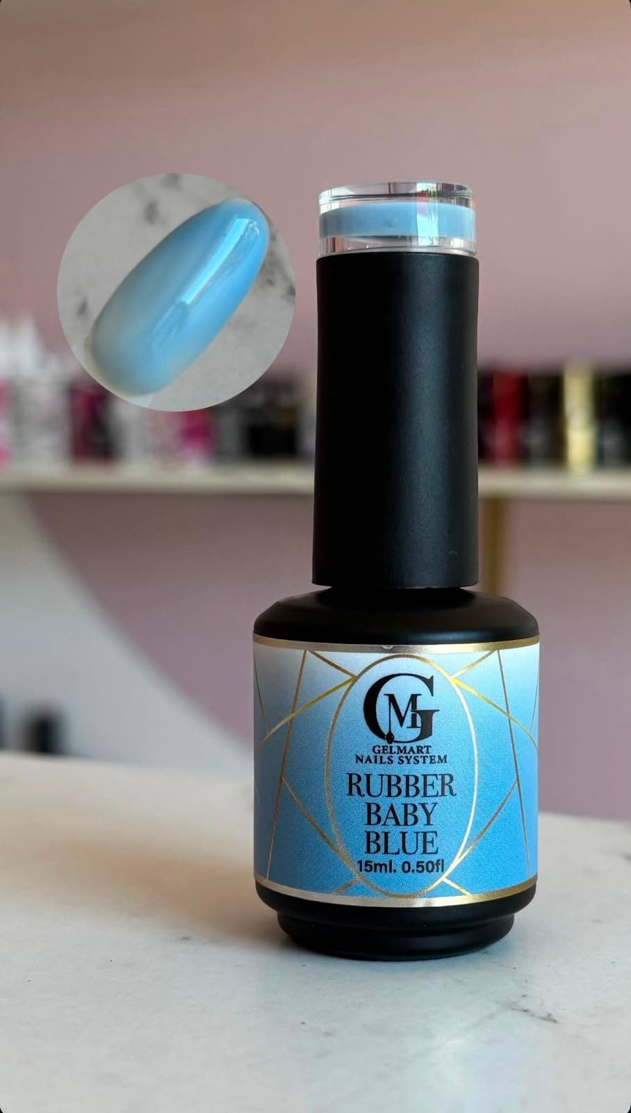 RUBBER BABY BLUE GELMART 15 ML