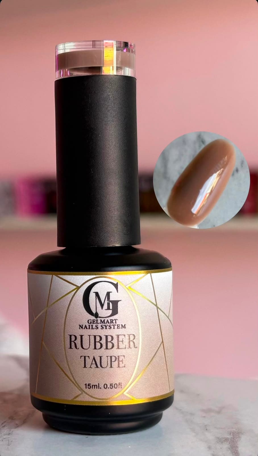 RUBBER TAUPE GELMART 15 ML