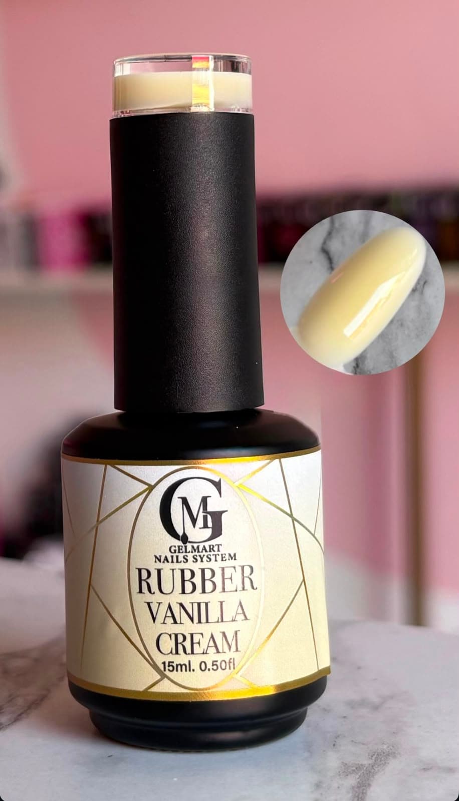 RUBBER VAINILLA CREAM GELMART 15 ML