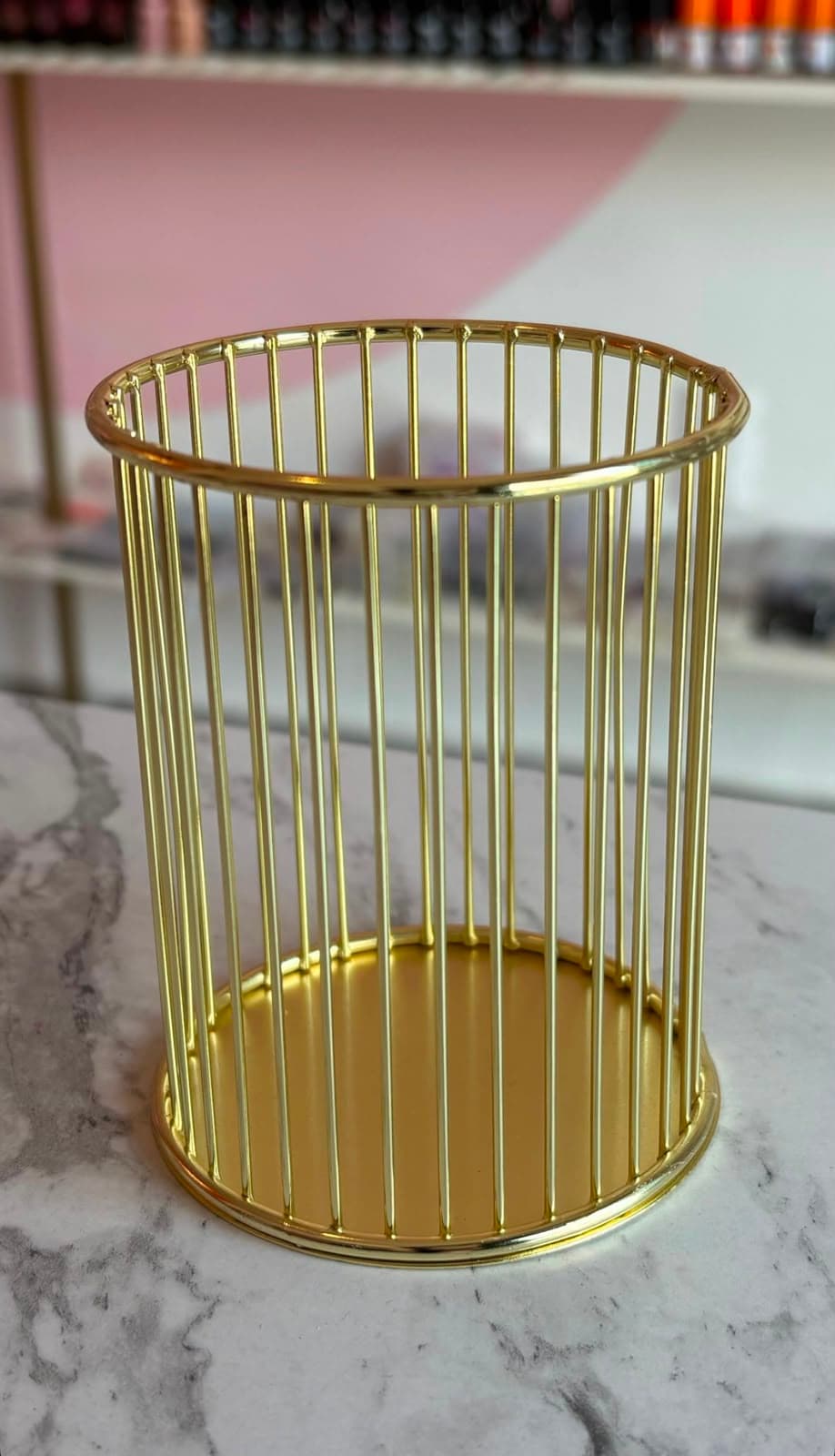 PORTA PINCEL DORADO