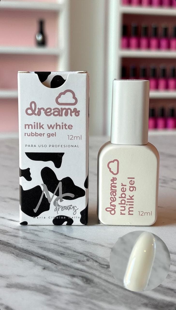 RUBBER GEL MILK WHITE MC 12ML
