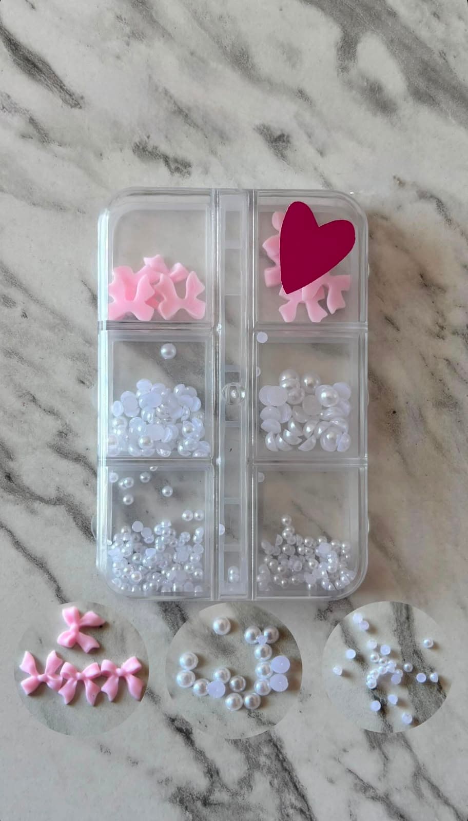 MOÑO Y PERLA ROSA
