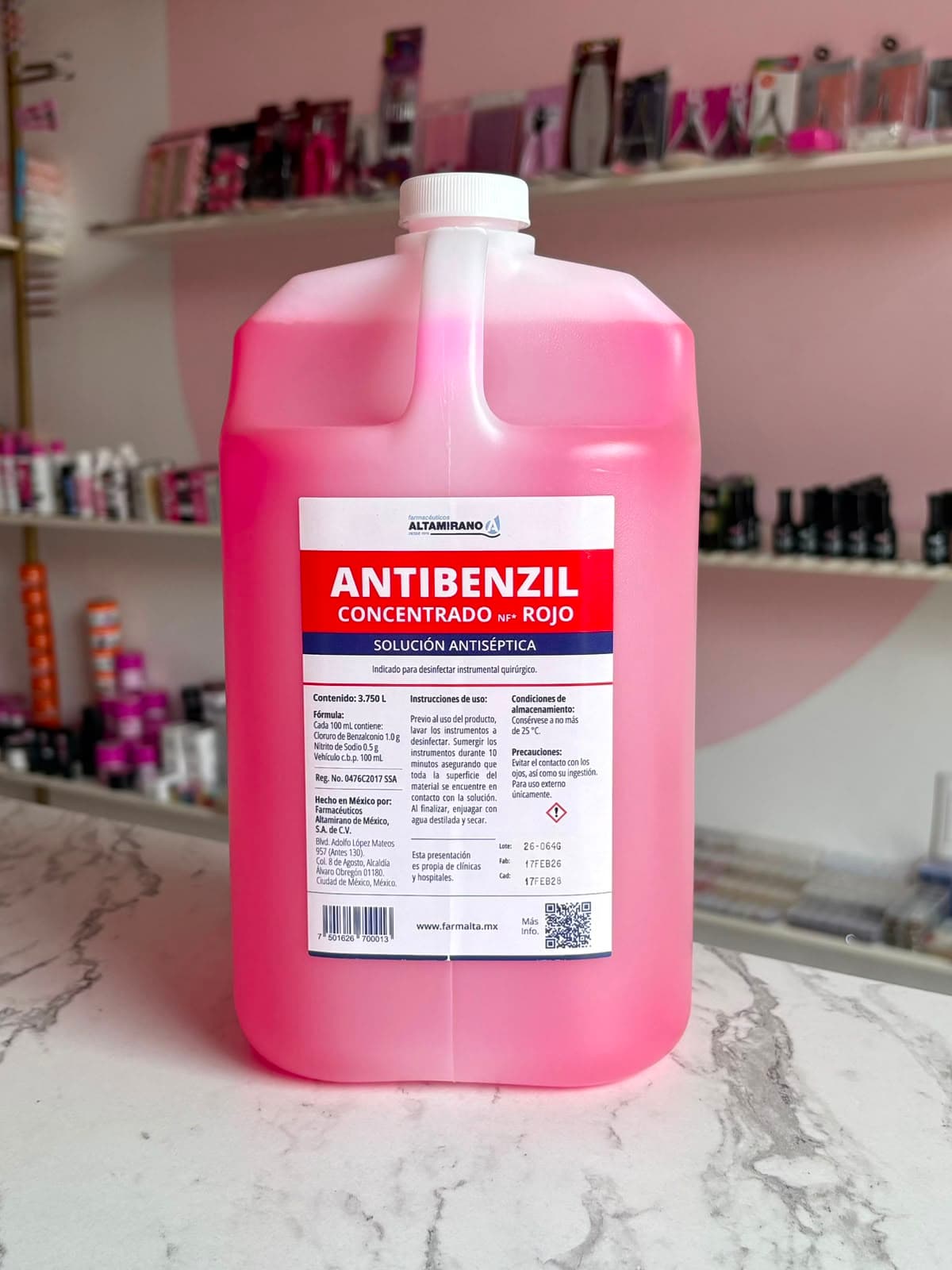 JABON ROSA CONCENTRADO 5L