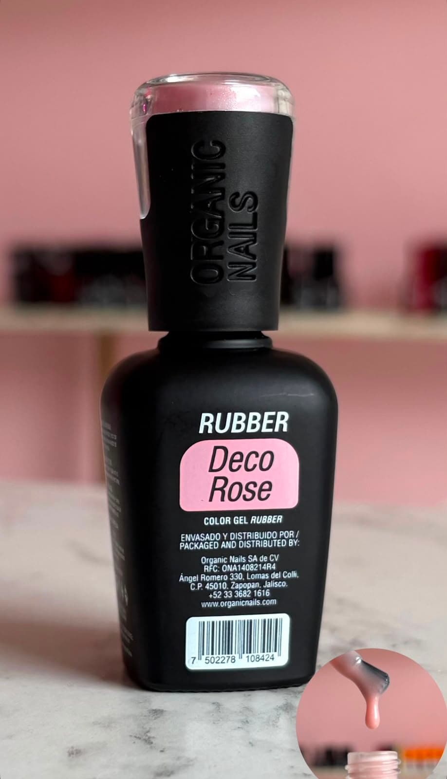 RUBBER ORGANIC DECO ROSE 15ML