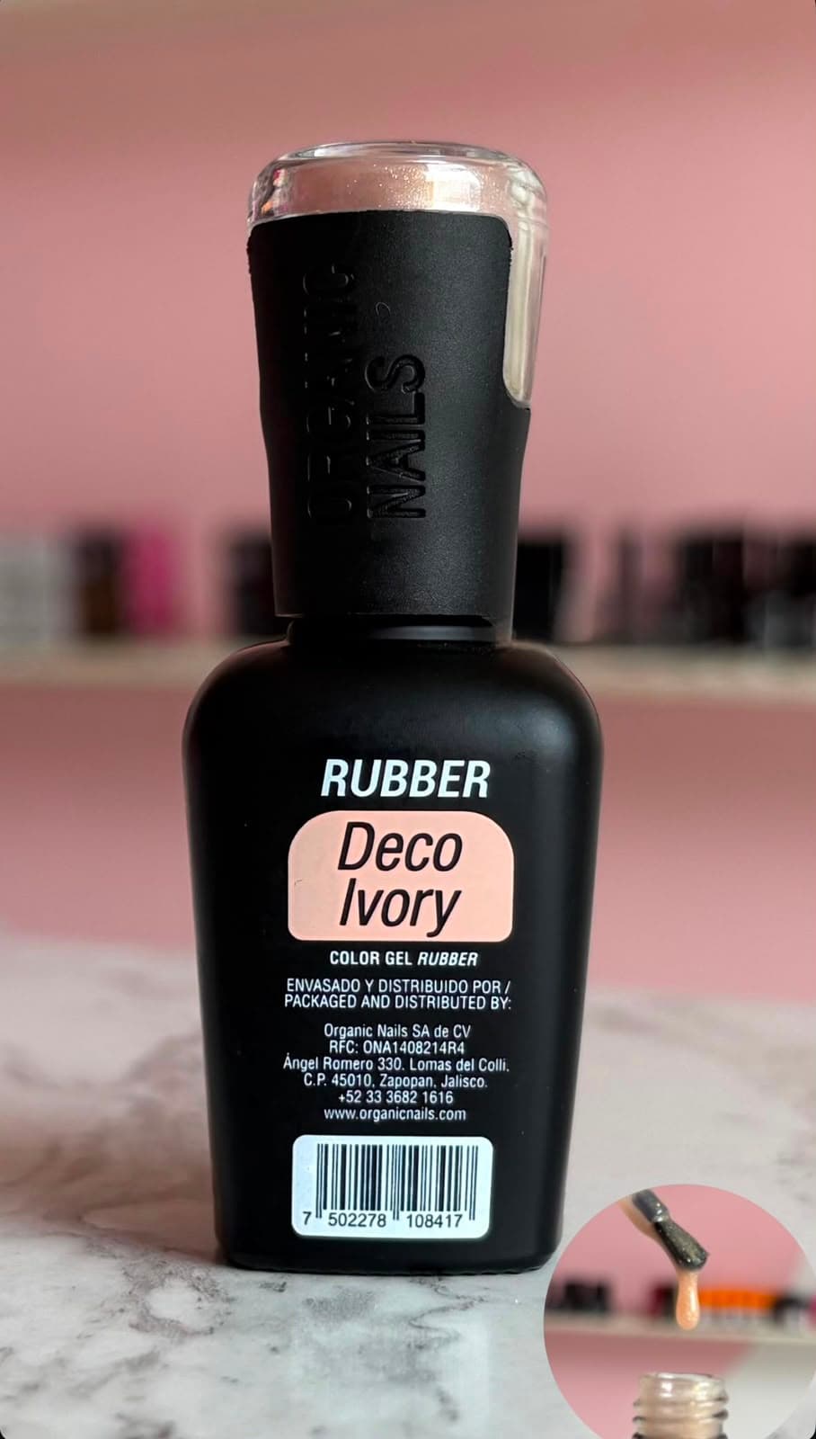 RUBBER ORGANIC DECO IVORY 15ML